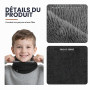 SEFIRST 2 Pcs Tour de Cou pour Enfant, Polaire Cache Cou,Coupe-Vent Chaleur | Gaiter Masque, Cagoule Cache-Cou Hiver, écharpe Sk