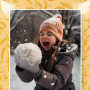 SATINIOR 4 Paires Gants Tricotés d'Enfants | Mitaines d'Hiver Extensibles Gants en Pleins Doigts pour Tout-Petits Gants d'Hiver 