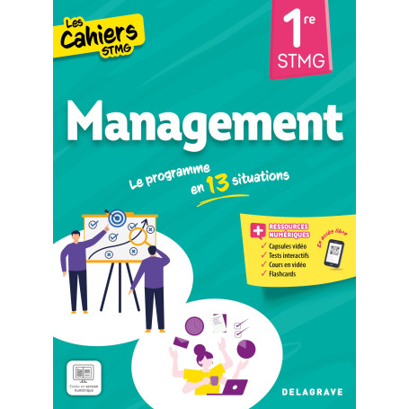 Cahiers STMG Management 1re STMG (2025) - Pochette élève: Le programme en 13 situations