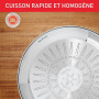Tefal - Duetto On Batterie de 2 poêles 24 et 28 cm - Base épaisse - Inox | Batterie cuisine induction inox pour saisir viandes e