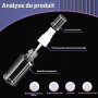 Flacon Pulvérisateur 4x20ml Petit Flacon Pulvérisateur Flacons Vaporisateurs Transparents Set de Flacons de voyage Portables Pul