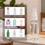 Flacon Pulvérisateur 4x20ml Petit Flacon Pulvérisateur Flacons Vaporisateurs Transparents Set de Flacons de voyage Portables Pul