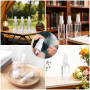 Flacon Pulvérisateur 4x20ml Petit Flacon Pulvérisateur Flacons Vaporisateurs Transparents Set de Flacons de voyage Portables Pul