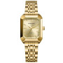 GOLDEN HOUR Montre Vintage Femme Or Rectangulaire Analogique à Quartz Dorée avec Bracelet en Acier Anoxydable Aendance Décontrac