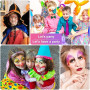 URAQT Peinture Corporelle pour Le Visage,Palette de Maquillage pour Enfant | 15 Couleurs Palette de Tatouage de Peinture à I'hui