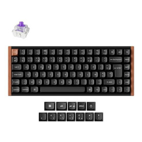 Keychron K2 HE Clavier sans Fil 2,4 GHz, 75% Clavier Gamer AZERTY Français, RGB, Hot-Swap, QMK/Via, Interrupteurs Magnétique Gat