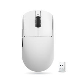 ATK VXE R1 Pro Max Souris Gaming sans Fil - Blanc | 54 g Ultra-Légère, Capteur PAW3395, 26 000 DPI, Polling 4 000 Hz, Batterie 1