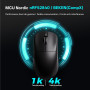 ATK VXE R1 Pro Max Souris Gaming sans Fil - Blanc | 54 g Ultra-Légère, Capteur PAW3395, 26 000 DPI, Polling 4 000 Hz, Batterie 1