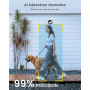 ieGeek 2K Caméra Surveillance WiFi Exterieure sans Fil Batterie ZS-GX3S | AI & PIR Détection Mouvement, Vision Nocturne Couleur,