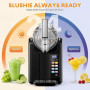 Machine à Granité Slush Machine 2L Machine à Slush,7-in-1 machine a granite | machine a granita avec écran LED,Machine à glace P