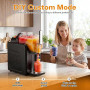 Machine à Granité Slush Machine 2L Machine à Slush,7-in-1 machine a granite | machine a granita avec écran LED,Machine à glace P