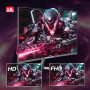Great voell Curved Gaming Monitor (100Hz/1K/Q240B12, 24inch/Curved)