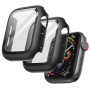 JETech Coque pour Apple Watch SE 3/2/1, Series 6/5/4 40mm, Noir | Avec Protection D'écran, Verre Trempé Intégré, Étui Housse Hau