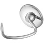 Gdrtwwh Crochet pétrisseur en acier inoxydable pour mixeur KitchenAid à tête inclinable de 4,5 à 5 litres, pièces de rechange, c