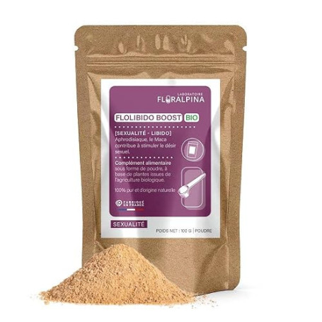 FloLibido Boost Bio - bois bandé bio - Puissant Aphrodisiaque Naturel - Effet immédiat pour Homme et Femme - Ginseng, Tribulus,