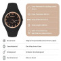 AOOSU Montre pour Femme avec Bracelet en Silicone, Montre de Sport Analogique Etanche Montres Femme Analogique Quartz Grand Cadr