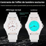OFFCUP Montre Sport Femme, Montre à Quartz Analogique pour Femmes éTanche 50M avec Veilleuse Trois Aiguilles Montres de Sport po