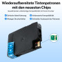 GeekWavix Cartouches d'encre 937XL Lot de 4 Noir Remplacement pour HP 937 | Compatibles avec HP OfficeJet Pro 9110b, 9120b, 9130