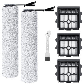 Jegehoyo Rouleau de brosse de rechange et filtre HEPA pour Tineco FLOOR ONE stretch S6/SWITCH S6/S6 stretch lite/S7 Stretch Ultr