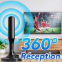 Antenne TV Intérieur Puissante, 2026 Antenne TV Intérieur avec Amplificateur de Signal Intelligent, Antenne Interieur TNT Puissa