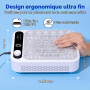 Makartt Aspirateur Ongles Professional Nail Dust Collector LED | itesse Réglable, Filtre Réutilisable, Idéal pour Salon & Domici