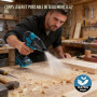 Souffleur à poussière sans fil pour Makita 18V, aspirateur à main sans balai 2 en 1 à 85000 tr/min avec vitesse réglable et 5 bu