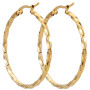 BONNYBIRD® Lot Boucles d'Oreilles Acier Inoxydable Femme en Argent, Or et Or Rose - 100% Résistance à l'eau & Bien Toléré Par la