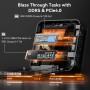 GEEKOM A8 Max Business Mini PC AMD Ryzen 7 8745HS, 16 Go DDR5 RAM | 1 To SSD (Évolutif) Compagnon IA productivité, 8 Ports USB, 
