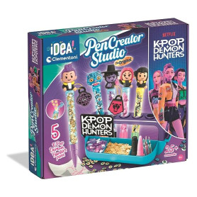 Clementoni | Crée tes Stylos K-Pop Demon Hunters pour Enfants 6 Ans+ | | 5 Stylos à Personnaliser | Personnages & Décorations Ir