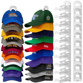 Jcocylse Porte Casquette Murale & Support Casquette - Organisateur Pratique pour Casquettes | Accroche Casquette Élégant | Range