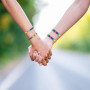 RUCUDIM Bracelets Ajustables de la Fierté, Bracelet Arc-en-ciel LGBT, Gays Lesbienne Bracelets de Fierté pour les Parades des Fi