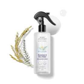 Bare Anatomy Nature x Science Vaporisateur d'eau de romarin pour la croissance et l'épaisseur des cheveux avec de l'eau de riz,