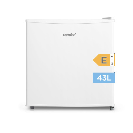 Comfee' 43L, Mini Frigo de Chambre, avec Chiller Box, Blanc | Contrôle de Température, Avec Compartiment Congélateur, Refroidiss