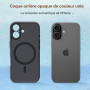 TAURI Coque pour iPhone 17 Dos Matte Unis,Noir | Compatible avec MagSafe, Protection Totale Objectif, Boutons Caméra Protégés, A