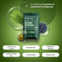 Super Green Poudre Bio 200g 40 Portions 9 Superfood Greens, Matcha Bio, Poudre de Maca, Guarana, Chlorella Bio, Baobab, Herbe de