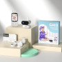 GHB Babyphone Camera 2,8" LCD sans WiFi 2,4 GHz Capteur Température | Camera Bebe Surveillance, VOX Mode, Berceuse, Vision Noctu