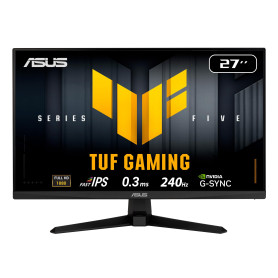 ASUS TUF Gaming VG279QM5A 27 Pouces 240Hz Écran PC Gamer Fast IPS | FHD, 0.3ms, IPS, 240Hz