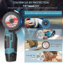 Mini Meuleuse d'Angle sans Fil 12V avec 2 Batteries 2000 mAh | Kit professionnel pour couper et polir le bois, la pierre et l'ac