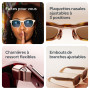 Meta Adventurer Noir classique | Lunettes IA pour femme et pour homme — Meta AI, Caméra 12 Mpx, Traduction simultanée — Résoluti