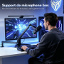 FIFINE Bras de Micro, Suspension Supports de Microphone, pour K658 AM8 K688 A8 etc., avec Pince de Montage sur Bureau, Adaptateu