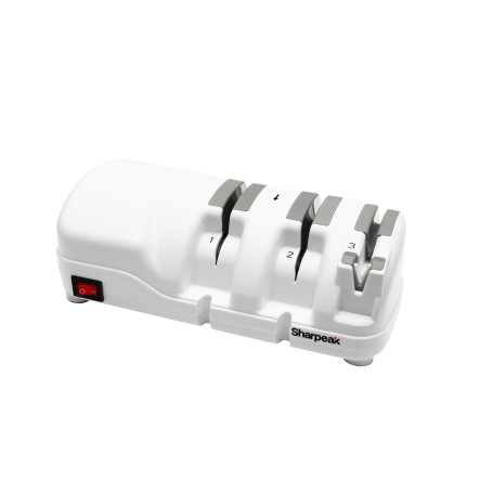 Sharpeak 198H-SPK Aiguiseur électrique de couteaux avec meules diamantées | 3 étapes, protection contre la surchauffe et faible 