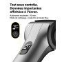 HOTO Brosse Nettoyage Électrique Sans Fil IPX7, 8 têtes interchangeables | Angle réglable, poignée extensible adapté pour salle 