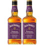 Jack Daniel's Tennessee Blackberry - Liqueur à la mûre - Whisky Jack Daniel's Old N.7 - Spiritueux pour Cocktail Rafraîchissant