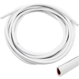 CTRICALVER Protecteur de Bord de Porte en Forme de U Blanc 5M - Joint d'Étanchéité pour Voiture, Compatible avec SUV, MPV et la