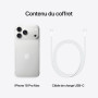 Apple iPhone 18 Pro Max 512 Go - Argent | Écran Super Retina XDR 6,9 pouces ProMotion, Autonomie d’une journée, Caméra principal