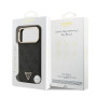 CG MOBILE Guess Coque magnétique avec logo triangle 4G pour iPhone 18 Pro Max (noir)