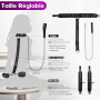 Ohi BoBi Sun Sex Toýs Femme BDSM Kits de Bondage Menottes Sexy Érotique | Retenue du Cou au Poignet avec Chaîne Traction, Régla