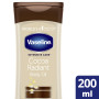 Vaseline Intensive Care Cocoa Radiant, Huile Corporelle Hydratante,Peau Sèche, Hydratation Intense, Peau Douce et Lumineuse, Mic