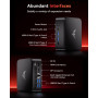 NiPoGi E3B Mini PC, ΑΜD Ryzen 5 7430U(Max 4.3 GHz), 16Go RAM & 512Go SSD | SSD Extensible, W11 PRO, WiFi 6& BT5.2, 4K Triple Dis