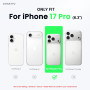 ORNARTO Coque pour iPhone 17 Pro Silicone - Noir | en Silicone Liquide, Protection Antichoc Complète, Intérieur Doux en Microfib